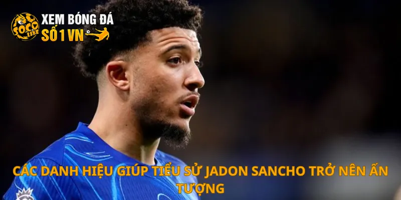 Tiểu Sử Jadon Sancho 3 Các danh hiệu giúp tiểu sử Jadon Sancho trở nên ấn tượng
